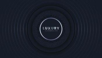 Luxurious Dark Background with Abstract Circles vector