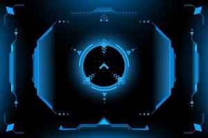 HUD panel VR User interface vector