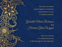 Hindu Wedding Card Vector Art, Icons, and Graphics for Free Download