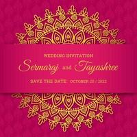 Indian Wedding Card Vector Art, Icons, and Graphics for Free Download