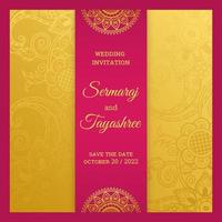 Modern Elegant Wedding Invitations Cards Indian Marriage Invitation Design Transparent Png 670x426 Free Download On Nicepng