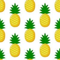Pineapple Seamless pattern vector