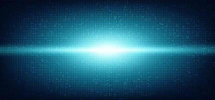 Digital Light Circuit Microchip on Technology Background. vector