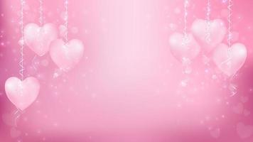 Pink Heart Background Vector Art, Icons, and Graphics for Free Download