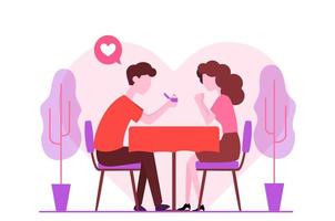 Romantic Engagement Proposal Design vector