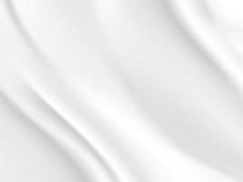 Vertical wave white and gray tone fabric background vector