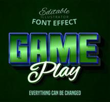 Game play text vector