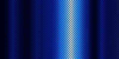 Blue metallic banner with diamond design vector