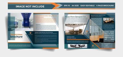 CORPORATE BROCHURE TEMPLATE DESIGN vector