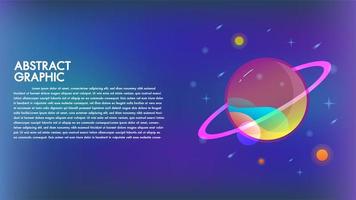 Abstract technology mars planet design background communication vector