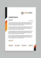 Professional Letterhead Design vector