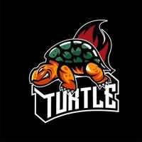 Trutle Animals esports character emblem vector