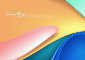 Abstract Distorted Shape Background with Space for Text vector