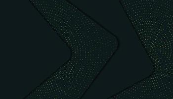 Abstract Elegant 3D Layer Dark Green Background With Glitters vector