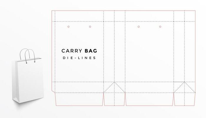 Paper Bag Template Vector Art, Icons, and Graphics for Free Download