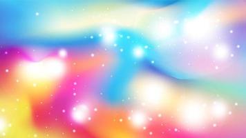 Colorful watercolor style background with glitter vector