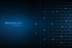 Technology digital concept blue background vector