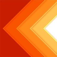 Triangular steps in shades of orange vector
