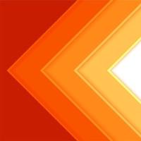 Triangular steps in shades of orange vector