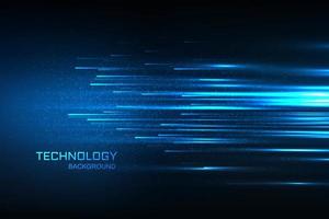 Concepto de tecnología digital fondo azul vector