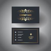 elegant business card design  vector