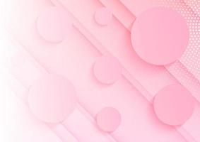 pink circles abstract background  vector