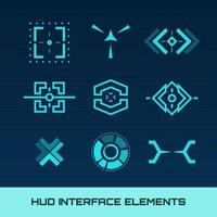 Hud Interface Elements  vector