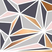 Geometric background with colorful triangles vector