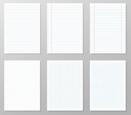 Notebook paper set