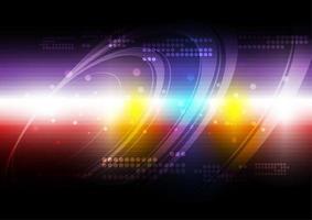 Multicolored abstract glowing background vector