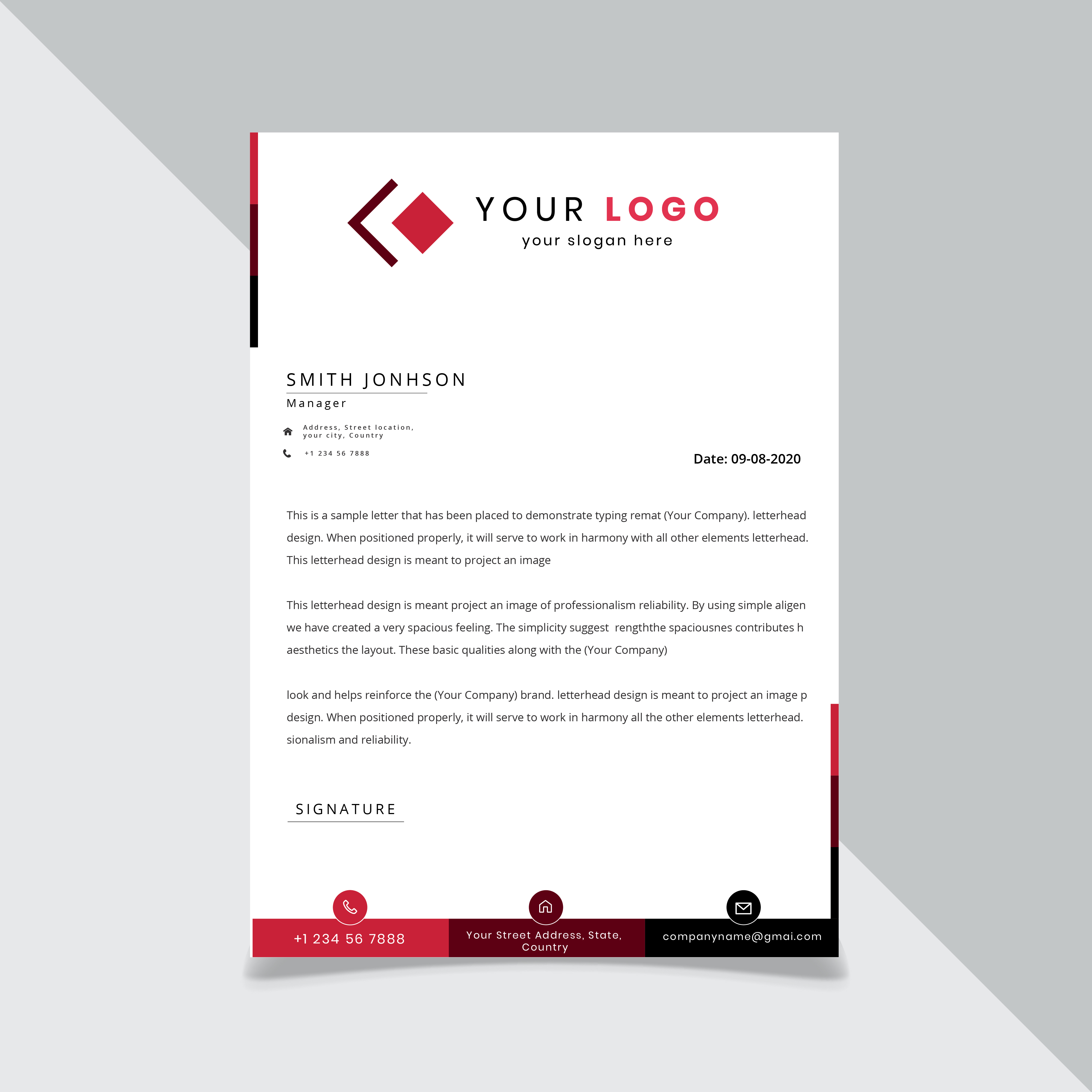 Template For Letterhead from static.vecteezy.com