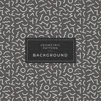 Geometric pattern memphis style background, shapes background vector