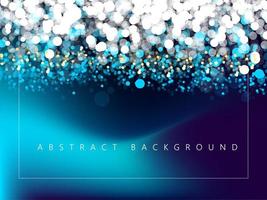 Glowing Dark Blue background with Particle Effect vector