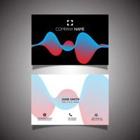 Modern business card design vector