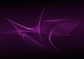 Abstract flowing dots background  vector