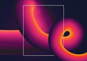 Abstract gradient swirl background  vector