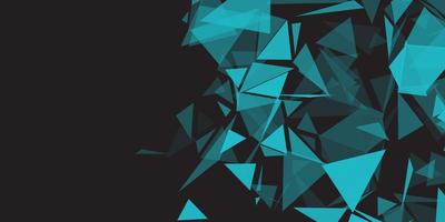 abstract banner with low poly design 0401 vector