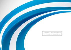 Curve blue stylish business wave background vector