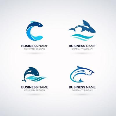 Free fish logo - Vector Art