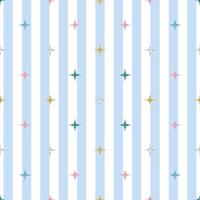 seamless colorful glitter pattern on stripe background vector
