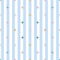 seamless colorful glitter pattern on stripe background vector