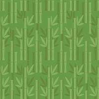 seamless green bamboo pattern background vector