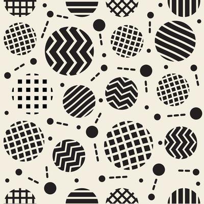 seamless circle shape pattern background