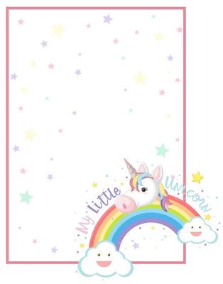 My little unicorn frame 