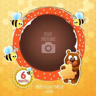 Celebrating New Baby Hungry Honey Bear and Honeybees Set