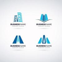 Real Estate Logo Set vector