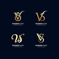 VS Logo Set vector