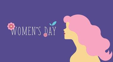 8 March Women's Day Background vector
