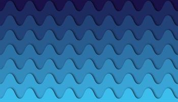 Abstract sharp wave background with paper cut shapes vector