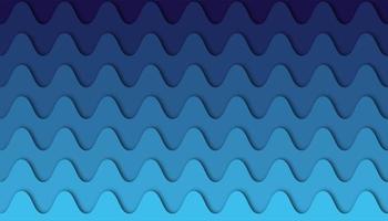 Abstract sharp wave background with paper cut shapes vector